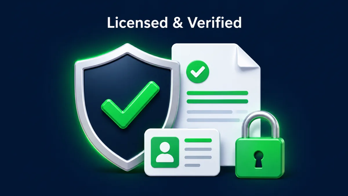 1Win licence and verification